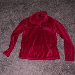 Patagonia fuzzy snap-t pullover